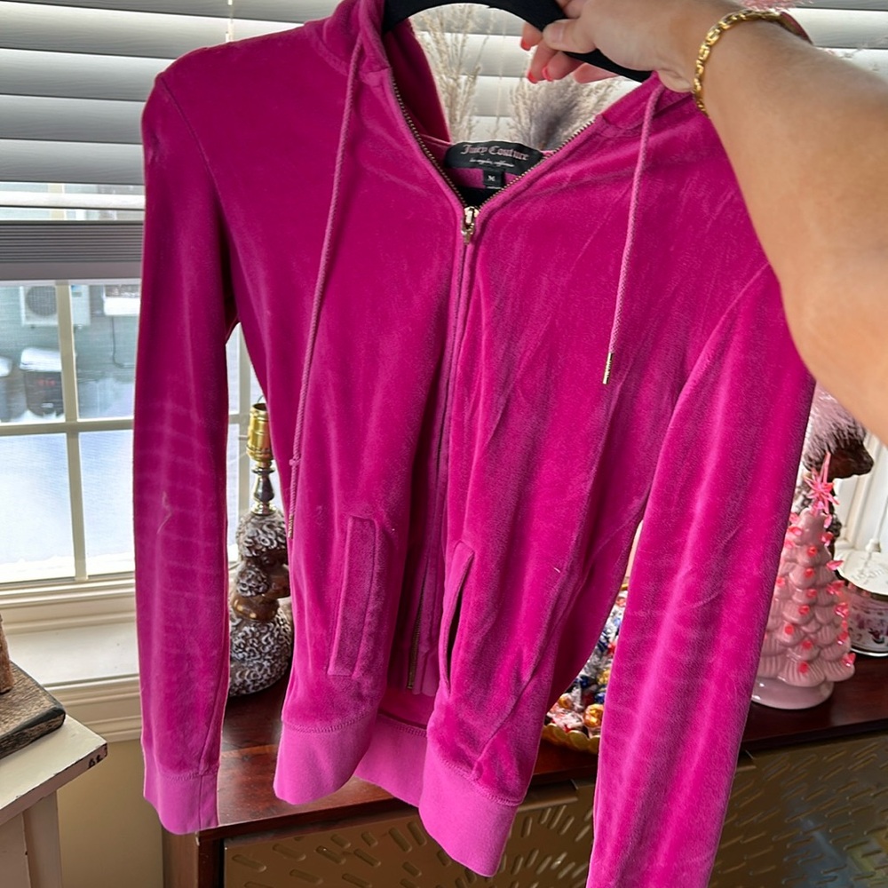 Juicy Couture Pink Velour Hoodie